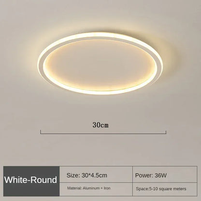 Luxeraum.de Ceiling Light Fixtures Skandinavische LED Deckenleuchte – Modern, dimmbar & stilvoll für Wohnzimmer, Esszimmer & Flur