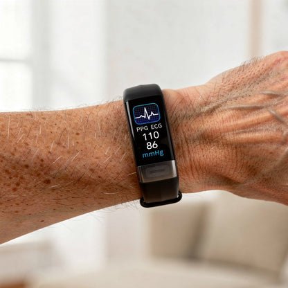 Luxeraum.de Fitness & Health Smartwatch mit EKG, Herzfrequenz, Blutdruck & Schlaftracking für Damen und Herren | Fitness Tracker | Vitaro