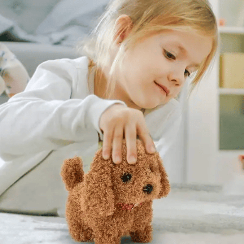 Luxeraum.de Robotic Toys Spielzeugwelpe – Batteriebetrieben – Laufend & Bellend – Kinder