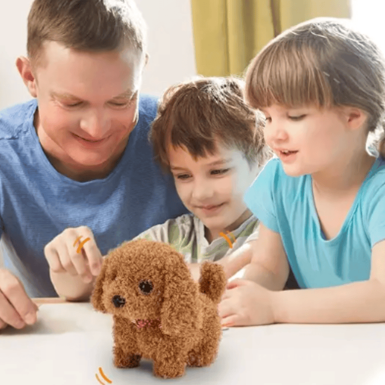 Luxeraum.de Robotic Toys Spielzeugwelpe – Batteriebetrieben – Laufend & Bellend – Kinder