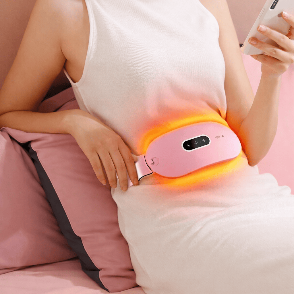 Luxeraum.de Heating Pads ThermaFLO Wärmekissen elektrisch – Heizkissen gegen Periodenschmerzen, Bauchschmerzen & Rückenwärme wiederaufladbar