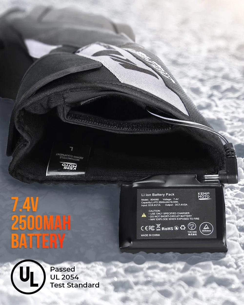 Luxeraum.de Gloves & Mittens Thermohandschuhe – Materialmix – Elektrisch beheizt & Wasserdicht – Unisex