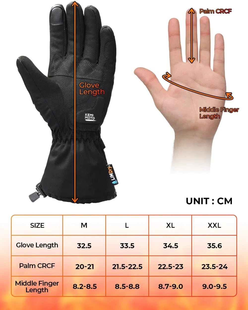 Luxeraum.de Gloves & Mittens Thermohandschuhe – Materialmix – Elektrisch beheizt & Wasserdicht – Unisex