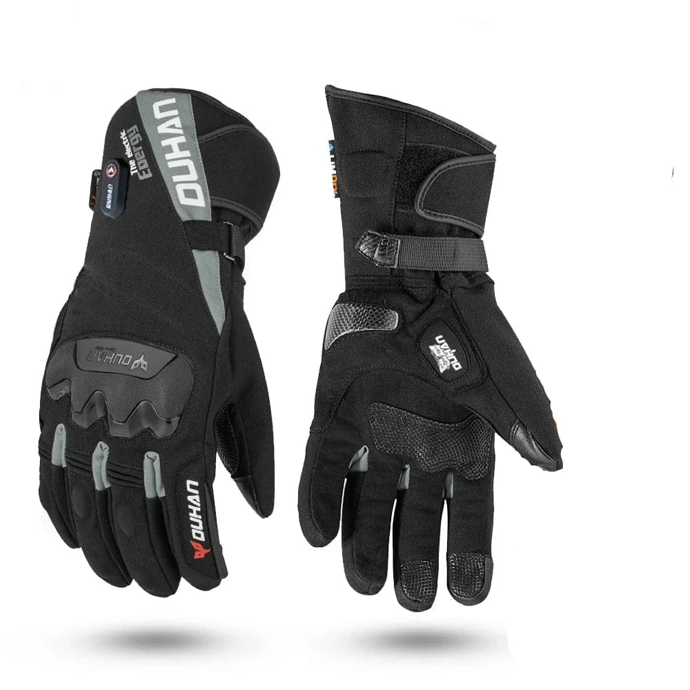 Luxeraum.de Gloves & Mittens Schwarz 4 (für Motorrad) / M Thermohandschuhe – Materialmix – Elektrisch beheizt & Wasserdicht – Unisex