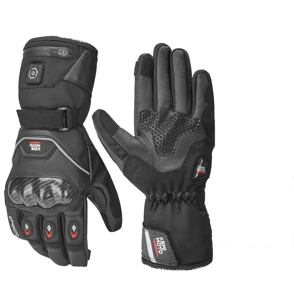 Luxeraum.de Gloves & Mittens Schwarz 3 (für Motorrad) / M Thermohandschuhe – Materialmix – Elektrisch beheizt & Wasserdicht – Unisex