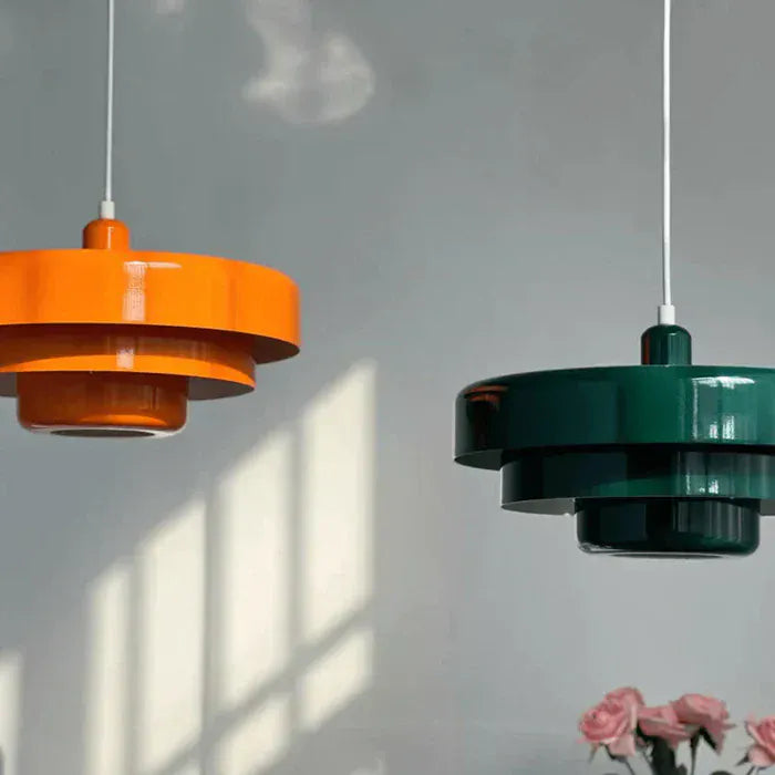 Luxeraum.de Ceiling Light Fixtures Vintage LED Hängeleuchte – Retro Design - Metall –  Ø 28 cm – Küche, Esszimmer & Wohnzimmer