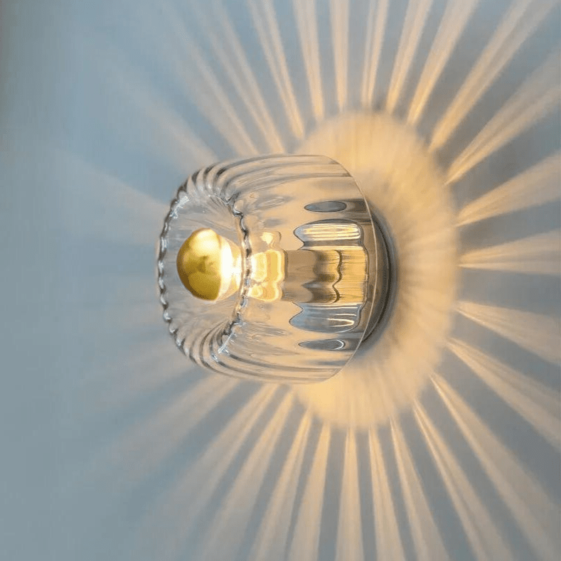 Luxeraum.de Beleuchtung > Wandleuchten Guld / 16cm Wandleuchte - Bauhaus Design