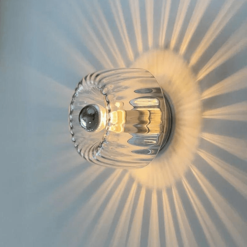 Luxeraum.de Beleuchtung > Wandleuchten Silber / 16cm Wandleuchte - Bauhaus Design