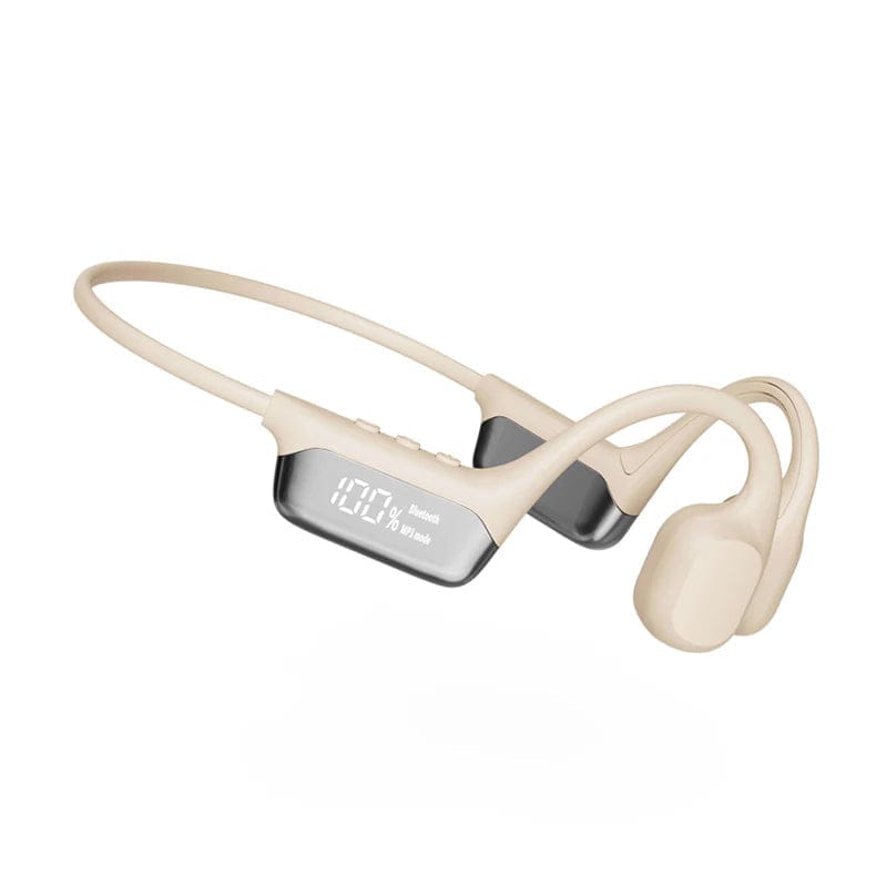 Luxeraum.de Winners 22 juli Weiß Wasserdichte Knochenschall-Schwimmkopfhörer – Bluetooth 5.4 MP3-Headset (32GB)