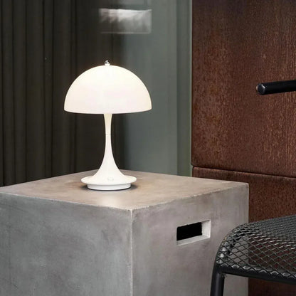 Luxeraum.de Table Lamps Wiederaufladbare LED Pilz Tischlampe - 3 Farbmodi - Dimmfunktion - Portabel - Modern