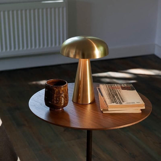 Luxeraum.de Table Lamps Wiederaufladbare LED Tischlampe - Metall - Modernes Pilzdesign - Retro