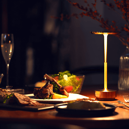 Luxeraum.de Table Lamps Wiederaufladbare LED Tischlampe - Touch Dimmfunktion - Kabelloses - Modernes Design