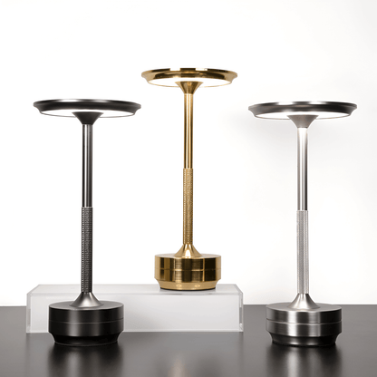 Luxeraum.de Table Lamps Wiederaufladbare LED Tischlampe - Touch Dimmfunktion - Kabelloses - Modernes Design