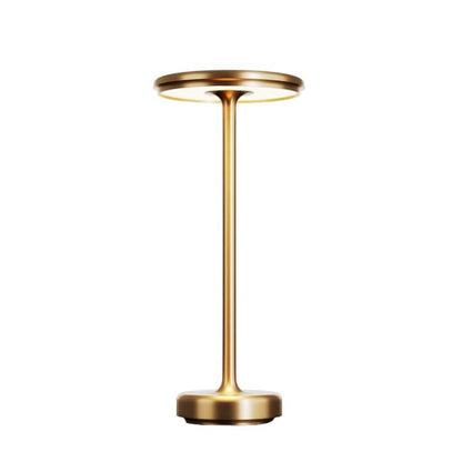 Luxeraum.de Table Lamps Gold Wiederaufladbare LED Tischlampe - Touch Dimmfunktion - Kabelloses - Modernes Design
