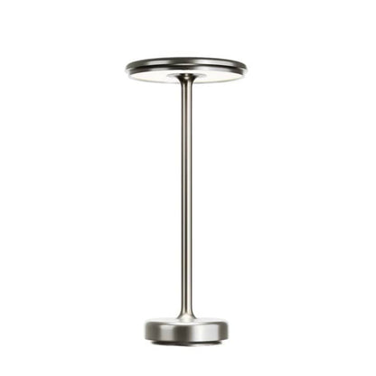Luxeraum.de Table Lamps Silber Wiederaufladbare LED Tischlampe - Touch Dimmfunktion - Kabelloses - Modernes Design