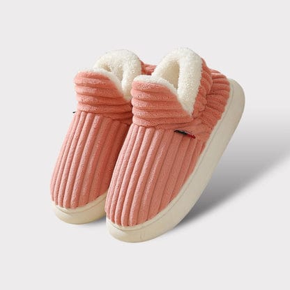 Luxeraum.de Slippers Rosa / 33 Winterhausschuhe – Wärmende Fütterung – Rutschfeste Sohle – Damen