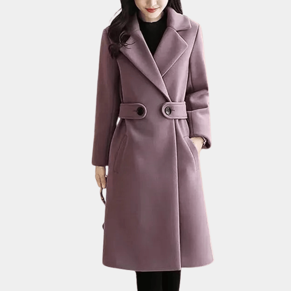Luxeraum.de AW - Womens - Jackets & Coats Lila / S Winterjacke Damen lang – elegant, warm, hochwertig
