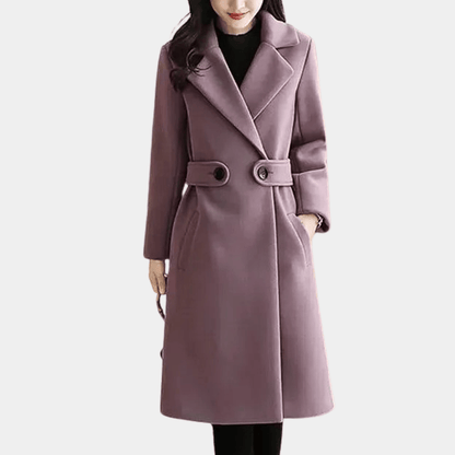 Luxeraum.de AW - Womens - Jackets & Coats Lila / S Winterjacke Damen lang – elegant, warm, hochwertig