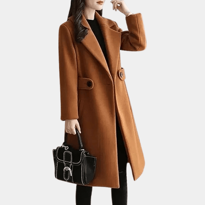 Luxeraum.de AW - Womens - Jackets & Coats Braun / S Winterjacke Damen lang – elegant, warm, hochwertig