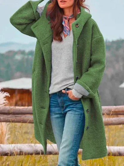 Luxeraum.de Grün / S Winterjacke Damen lang – stilvoll & warm für kalte Tage