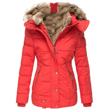 Luxeraum.de Steppjacke Rot / S Winterjacke Damen – Stilvoll & warm, hochwertiges Design