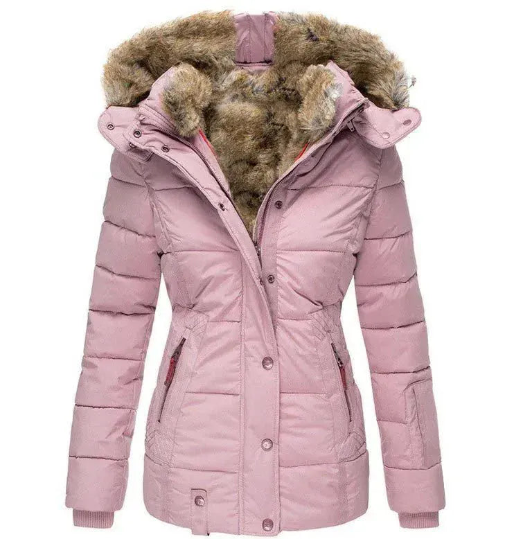 Luxeraum.de Steppjacke Rosa / S Winterjacke Damen – Stilvoll & warm, hochwertiges Design