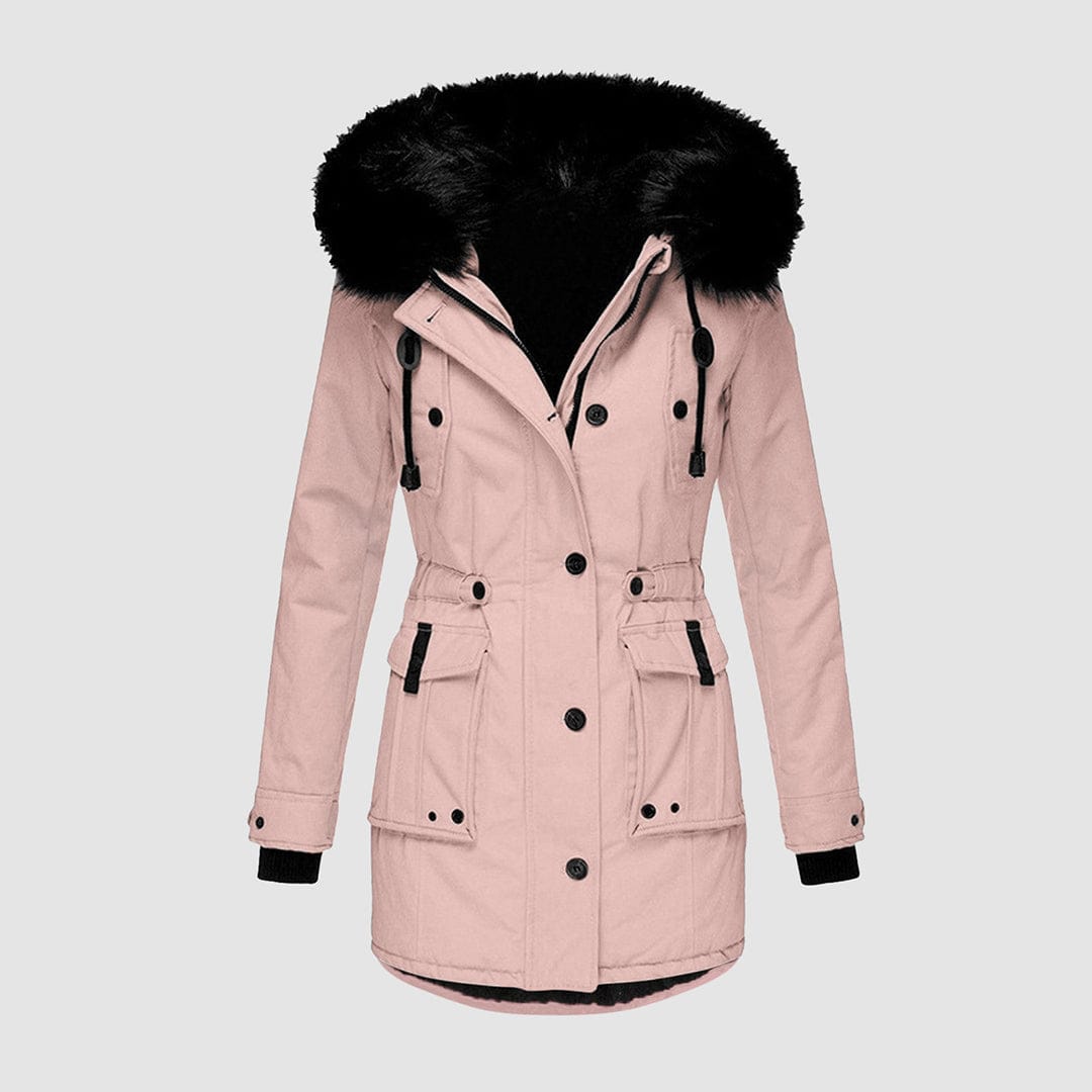 Luxeraum.de AW - Womens - Jackets & Coats Rosa / S Winterjacke Damen warm – Elegante, stilvolle und gemütliche Jacke