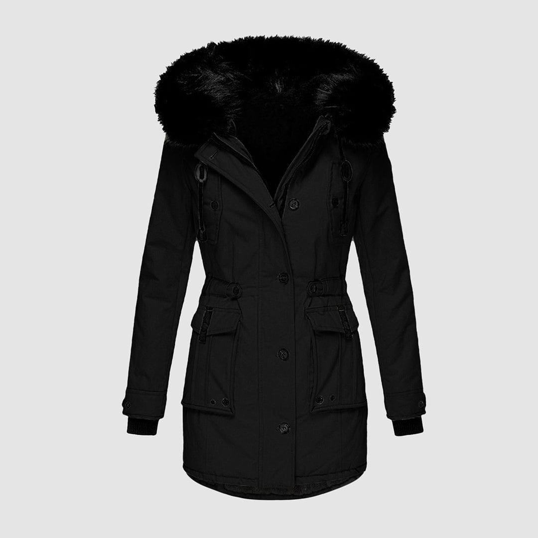 Luxeraum.de AW - Womens - Jackets & Coats Schwarz / S Winterjacke Damen warm – Elegante, stilvolle und gemütliche Jacke