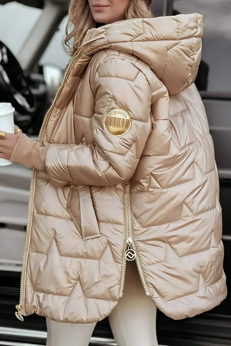 Luxeraum.de Hooded Jacket Wintermantel Damen elegant – hochwertig & warm für kalte Tage