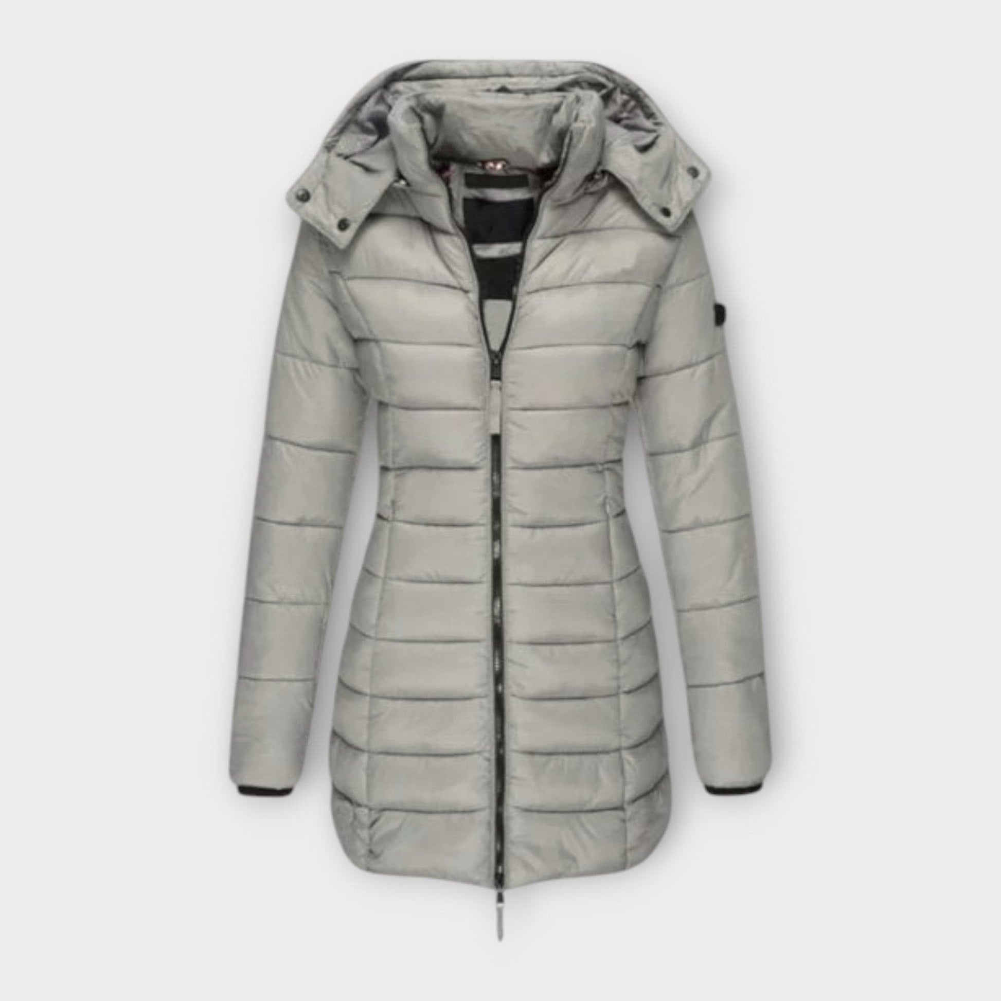 Luxeraum.de Grau / S Wintermantel Damen – Eleganter, isolierender und warmer Mantel