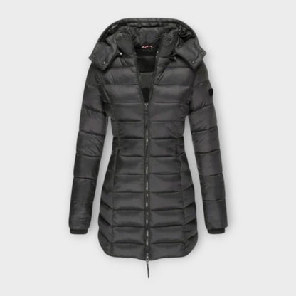 Luxeraum.de Schwarz / S Wintermantel Damen – Eleganter, isolierender und warmer Mantel