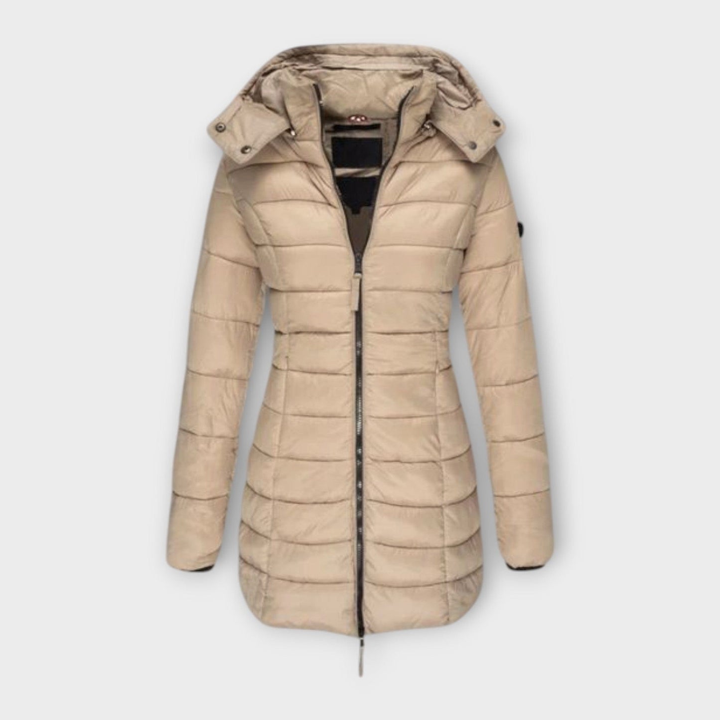 Luxeraum.de Khaki / S Wintermantel Damen – Eleganter, isolierender und warmer Mantel