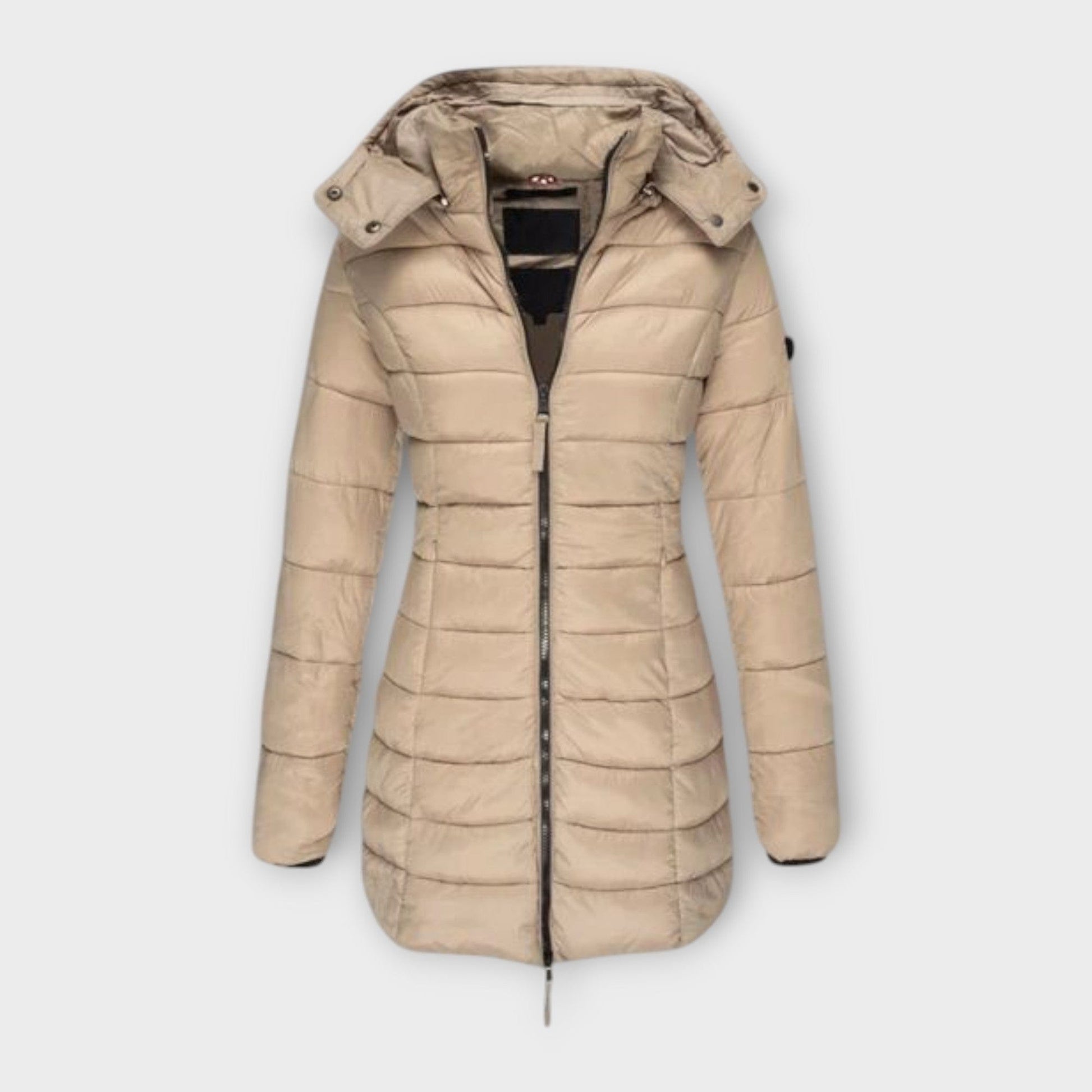 Luxeraum.de Khaki / S Wintermantel Damen – Eleganter, isolierender und warmer Mantel