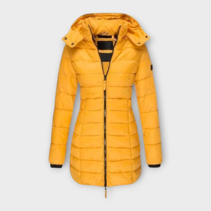 Luxeraum.de Gelb / S Wintermantel Damen – Eleganter, isolierender und warmer Mantel