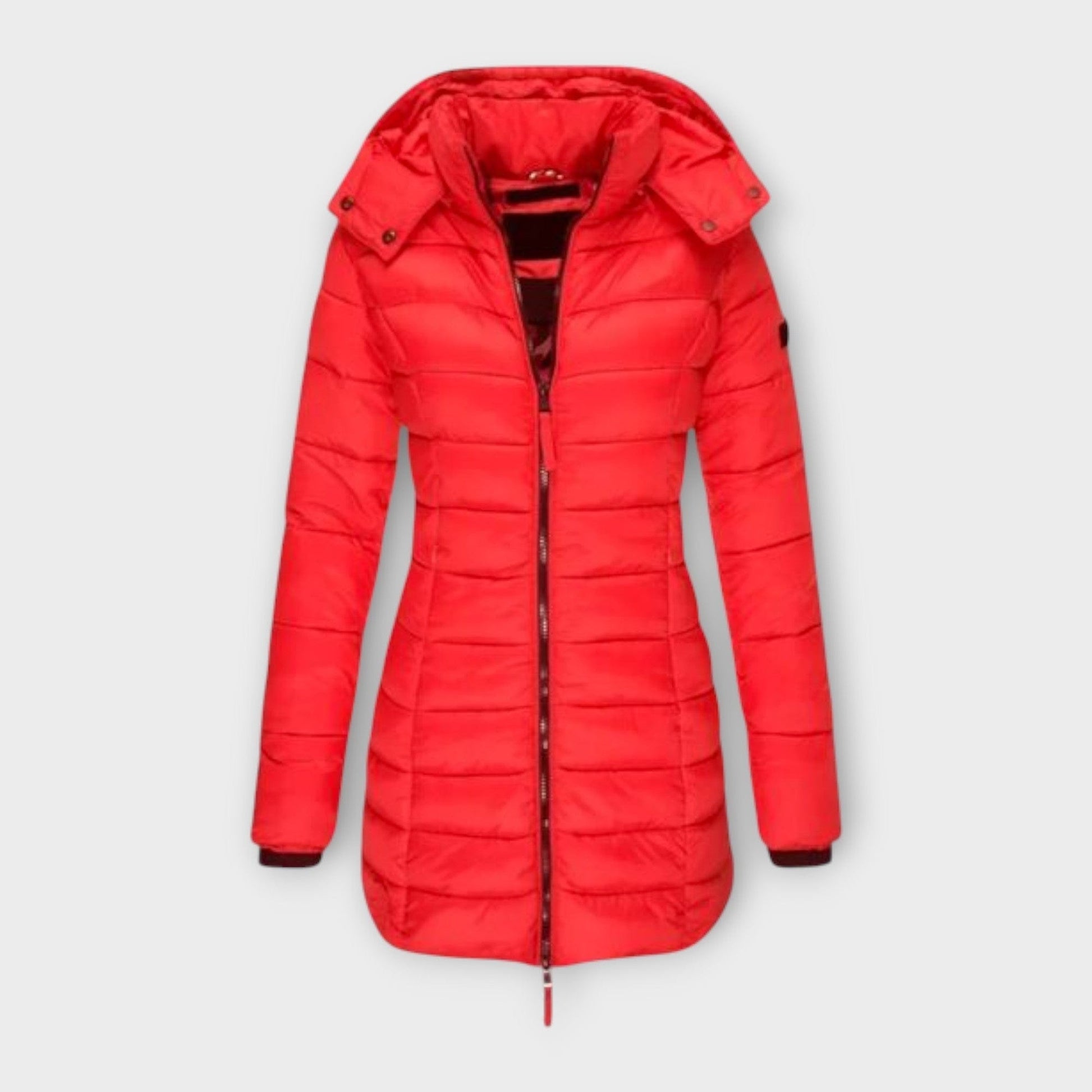 Luxeraum.de Rot / S Wintermantel Damen – Eleganter, isolierender und warmer Mantel