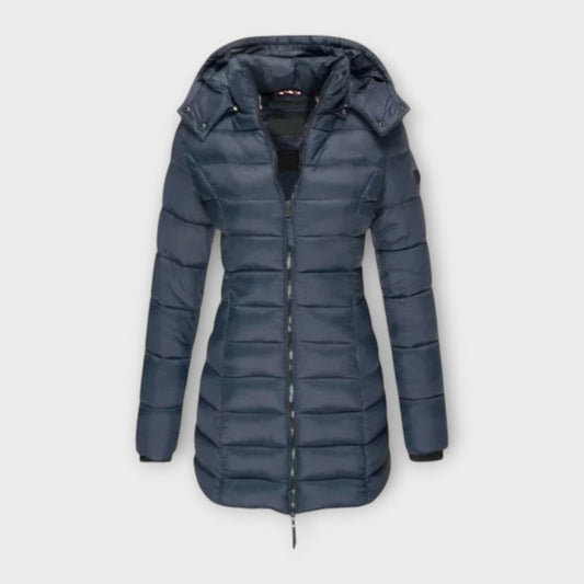 Luxeraum.de Blau / S Wintermantel Damen – Eleganter, isolierender und warmer Mantel
