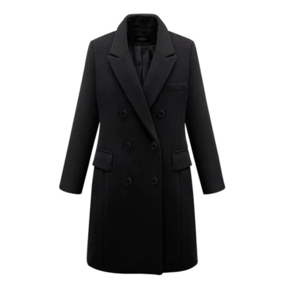 Luxeraum.de Coats & Jackets Schwarz / S Wintermantel Damen lang – warm, elegant und hochwertig