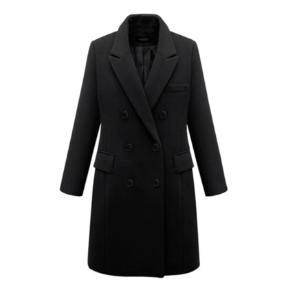 Luxeraum.de Coats & Jackets Schwarz / S Wintermantel Damen lang – warm, elegant und hochwertig