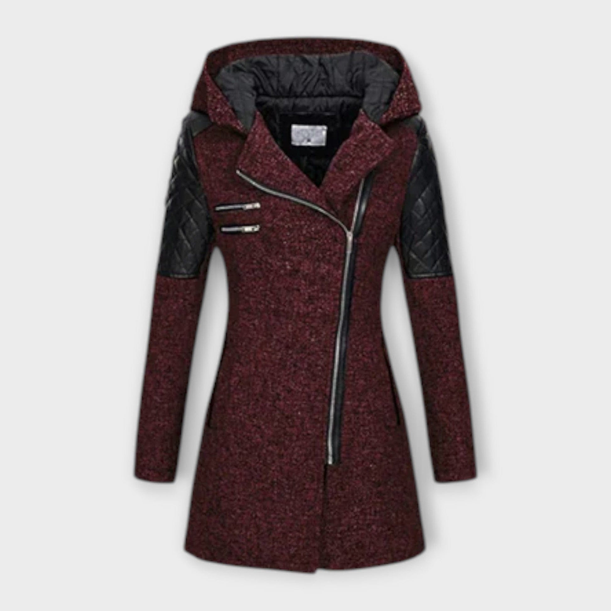 Luxeraum.de Rot / S Wintermantel Damen warm – Eleganter, hochwertiger Damen Mantel