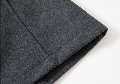 Luxeraum.de Coats & Jackets Wintermantel – Wollmischung – einreihiger Schnitt mit Revers – Herren