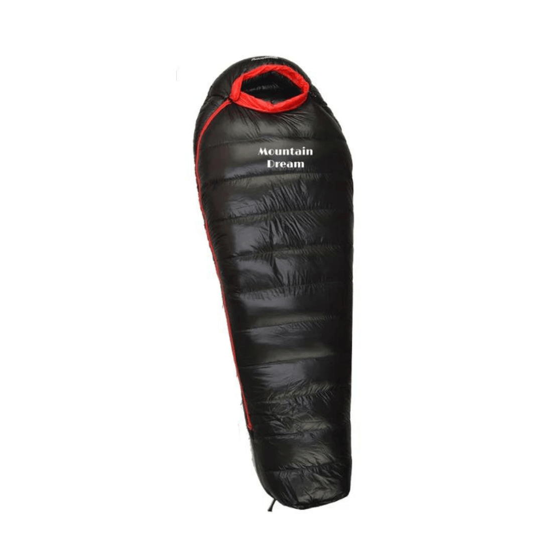 Luxeraum.de Sleeping Bags Schwarz / 400g Winterschlafsack – Daunenfüllung – Koppelbares Design – Unisex